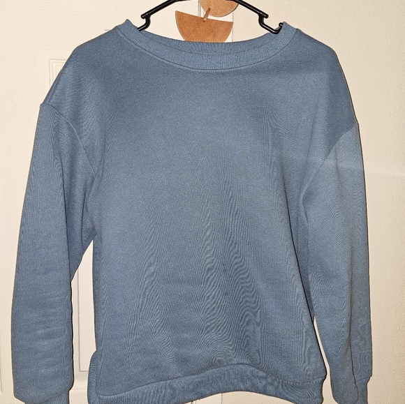 Cerulean Blue Cozy Sweatshirt and Joggers Set - Picture 2 of 10